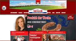 Desktop Screenshot of metzgerei-robert-mueller.de